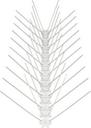 Viirkuja Rozsdamentes Acél Galambriasztó Ablakpárkányra - Madárvédelem Tetőre és Erkélyre, 300 cm, Könnyen Szerelhető, Tartós, Biztonságos