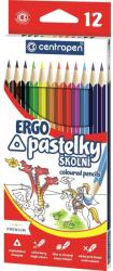 Centropen háromszögletű színes ceruzák - 12 db (CEN_0190945)