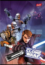  Star Wars/Clone Wars kockás füzet (1 db, vegyes minta), A5/27-32 - Unipap (COR_2017_UNCW532V1_fiu_ko)