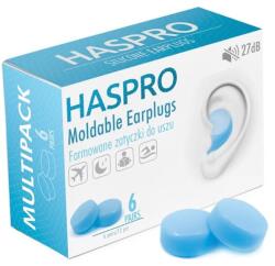 Haspro Szilikon füldugók Mold6 - kék színben Haspro (12 darab)