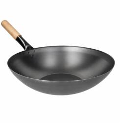Golden Turtle Acél Wok 15/38cm/ Lapos Aljú (Golden Turtle)