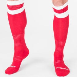 Barcode Berlin Piros-fehér fociz socks - stílusos sportélmény
