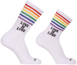 Barcode Berlin Love is Love Fehér edzős zokni - szexvital