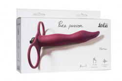 Lola Toys Lola Games Strap-on Dupla penetráció, 10 mód bordó