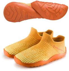 BRUBECK BAREFOOT Gyermek merinó gyapjú mezítlábas cipő - Narancs