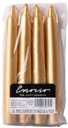 Emocio Elegance Otthoni 4 Db 20X160 Fém Arany Gyertya