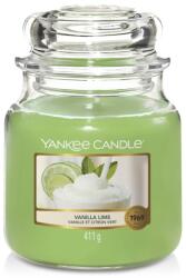 Yankee Candle Illatgyertya Yankee Candle Vanilla Lime Classic Közepes