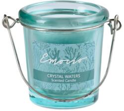 Emocio Üveg Zöld 49X66 Mm Crystal Waters Illatgyertya