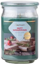 Emocio Illatgyertya Üvegben Üvegtetővel Gift Wrapping 9, 3X14, 2 Cm