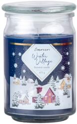 Emocio Winter Village - Illatos Gyertya Üvegben 93×142 Mm Üvegtetővel - gyertyakvilaga