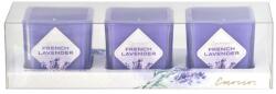 Emocio Üvegbe Töltött Illatgyertya French Lavende 3 Db Dobozban 51X51X52Mm