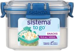 Sistema To Go Uzsonnás Doboz Tállal 400 Ml, Kék