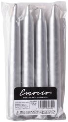 Emocio Elegance Otthoni 4 Db 20X160 Fém Ezüst Gyertya