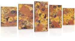 Dovido Tablou 5-piese abstract inspirat de G. Klimt - 200x100