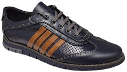 Ciucaleti LUX Pantofi barbati sport din piele naturala Bleumarin - GKR116BL, marimea 37