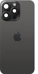  Spate telefon: Capac baterie Iphone 15 Pro cu Lentile si Magnet, Negru