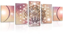 Dovido Tablou 5-piese Mandala fermecătoare - 200x100