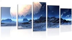 Dovido Tablou 5-piese peisajul fantasy - 100x50