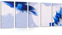 Dovido Tablou 5-piese pictură artistică de trei culori - 200x100
