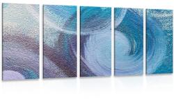 Dovido Tablou 5-piese linii abstracte moderne - 200x100