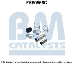 Bm Catalysts Set montare, toba de esapament BM CATALYSTS FK50566C (FK50566C)