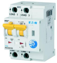 Eaton AFDD 25A 2P C 10kA 30mA Protectie arc electric + diferentiala + supracurent curba C (EL0077920)