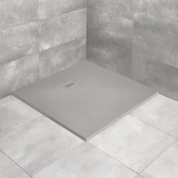Radaway Cadita dus patrata compozit Radaway Kyntos C 100x100 cm, gri (cemento) (HKC100100-74/HKA-74)