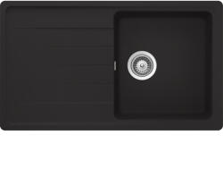 SCHOCK Element D-100 Chiuveta bucatarie granit Cristalite 86x50 cm, negru (nero) (ELED100NERO) Chiuveta