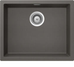 SCHOCK Kaia N-100L Chiuveta bucatarie granit Cristadur 55x45 cm, gri (silverstone) (KAIN100LSILV) Chiuveta