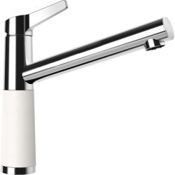 SCHOCK SC-510 Baterie chiuveta bucatarie aspect granit Cristadur monocomanda, crom/alb (polaris) (554000POLA)
