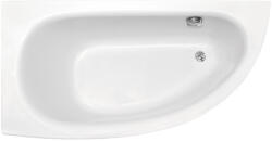 Besco Cada baie pe colt semirotunda asimetrica Besco Milena acril 150x70 cm (WAM-150-NL)