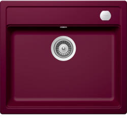 SCHOCK Mono N-100 Chiuveta bucatarie granit Cristadur 57x51 cm, grena (berry) (MONN100BERRSA) Chiuveta