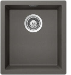 SCHOCK Kaia N-100S Chiuveta bucatarie granit Cristadur 40x45 cm, gri (silverstone) (KAIN100SSILV) Chiuveta