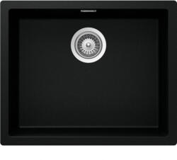 SCHOCK Kaia N-100L Chiuveta bucatarie granit Cristadur 55x45 cm, negru (puro) (KAIN100LPURO) Chiuveta