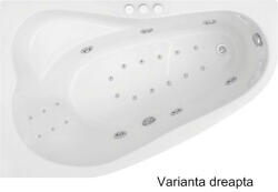 Belform Mistika Cada hidromasaj HidroAir-S2 150x100 cm, cu masaj dorsal (27DB2235)