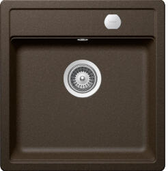 SCHOCK Mono N-100S Chiuveta bucatarie granit Cristadur 49x51 cm, maro (bronze) (MONN100SBRONSA) Chiuveta