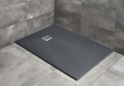 Radaway Cadita dus dreptunghiulara compozit Radaway Kyntos F 210x80 cm, antracit (HKF21080-64/HKA-64)