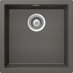 SCHOCK Kaia N-100 Chiuveta bucatarie granit Cristadur 45x45 cm, gri (silverstone) (KAIN100SILV) Chiuveta