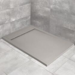 Radaway Cadita dus dreptunghiulara compozit Radaway Teos F 120x80 cm, gri (cemento) (HTF12080-74)