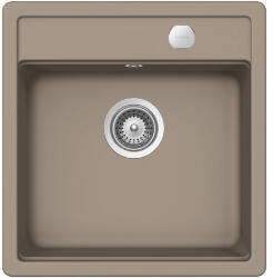 SCHOCK Mono N-100S Chiuveta bucatarie granit Cristadur 49x51 cm, gri (green line twilight) (MONN100STWILSA) Chiuveta