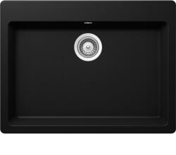 SCHOCK Galaxy N-100L Chiuveta bucatarie granit Cristadur 70x53 cm, negru (puro) (GAXN100LPURO) Chiuveta