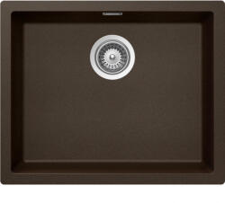 SCHOCK Kaia N-100L Chiuveta bucatarie granit Cristadur 55x45 cm, maro (bronze) (KAIN100LBRON) Chiuveta