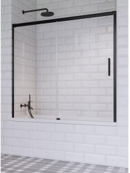 Radaway Idea Black PN DWJ Paravan cada cu usa glisanta 140 cm, profil negru (10003140-54-01R)