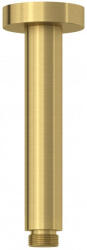 Kludi Brat dus fix Kludi A-QA, montaj pe tavan H18 cm, auriu periat (brushed gold) (66515N0-00)