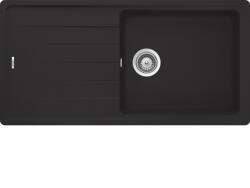 SCHOCK Element D-100L Chiuveta bucatarie granit Cristalite 100x50 cm, negru (nero) (ELED100LNERO) Chiuveta
