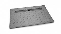 Radaway Sistem de scurgere faiantabil cu rigola dus Radaway cu rigola dus pe lungime (placi 8-12 mm) 120x80 cm (5DLA1208A/5R095F)