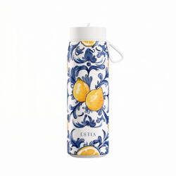Estia Home Art Pulse Save The Aegean Reciclabil Sticlă Termos Oțel Inoxidabil Fără BPA 500ml Amalfi Coast 01-42448 (01-42448)