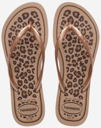 Havaianas Slim Animals Șlapi în Culoare Roz Auriu 4103352-0528 (4103352-0528)