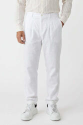 Ben Tailor Pantaloni bărbați Relaxed Fit Alb BENT. 1616 (BENT.1616)
