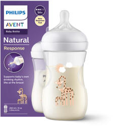 Philips Philips Avent SCY903/66 Natural Response dekoros cumisüveg 260 ml (5903693)